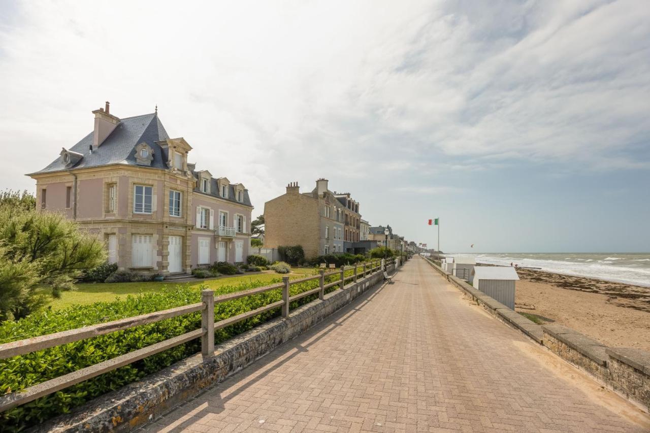 Villa Les Hirondelles - Appartement Avec Jardin Front De Mer Сент-Обен-сюр-Мер Экстерьер фото